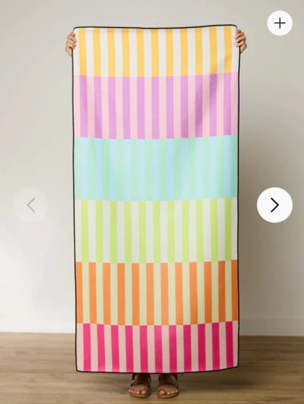 GEOMETRY Neon Nights Beach Towel - NWT